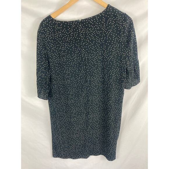 Madewell Polka Dot Print V Neck Shift Dress Size 8 - Picture 5 of 8